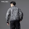 PINLI品立2025秋季新款男士机车风宽松翻领PU茄克外套上衣青年潮GD253104097 商品缩略图2