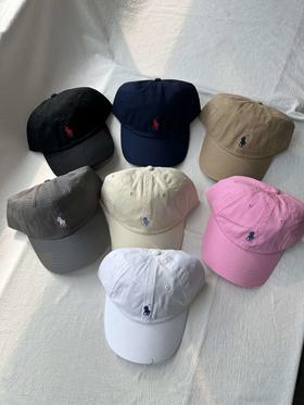 贝壳三 情侣款显脸小刺绣棉质棒球帽百搭休闲软顶鸭舌帽C092108