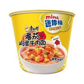 康师傅番茄鸡蛋牛肉mini桶面47.5g/桶