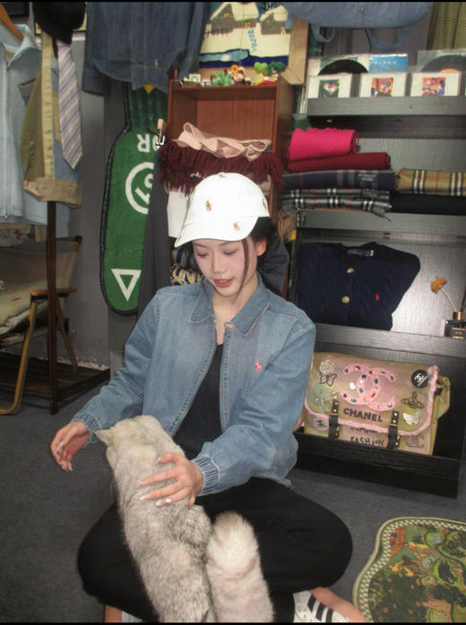 34-2 断码亏清 渠道圆正 粉色小马刺绣 美式复古休闲 水洗牛仔夹克夹克外套 商品图8