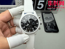 IWC万国 TW飞行员计时系列 "太浩湖"特别版 白陶瓷壳 新款陶瓷男士腕表 震撼来袭
