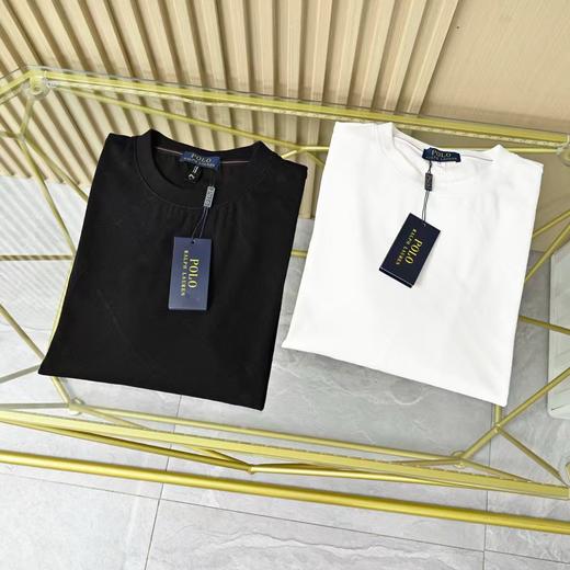 Ralph Lauren拉夫劳伦保罗25s最新款刺绣小标圆领卫衣提花T恤 商品图1