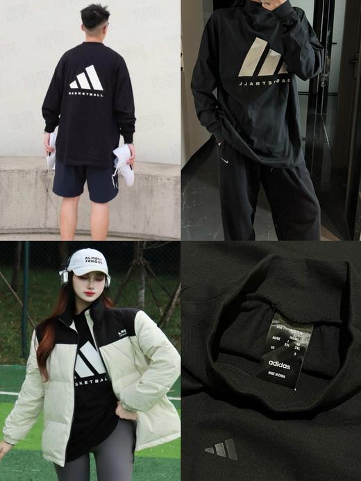 a迪黑色长袖T恤 正反2穿(蕾姐xs,版型偏宽松） 商品图0