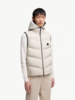 蒙口Guersac男士斜纹绗缝连帽羽绒马甲 商品缩略图0