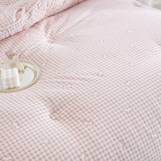 松植屋秋冬棉小豆大豆单人被子学生宿舍冬季被芯A类母婴级纯棉面料100%纯棉亲肤透气 商品图3