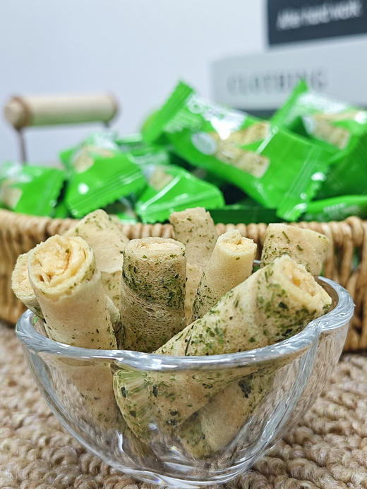 😍谁还没薅❓💰19.9秒杀180包【海苔蛋卷】，一包约一毛钱❗性价比拉满💯鲜脆香酥层层暴击💥好吃到停不下来🤤✅鲜脆海苔➕香甜蛋卷➕咸香肉松，三重美味锁死味蕾，越嚼越香🎉 商品图4