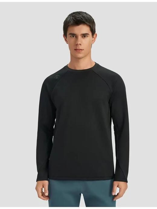 迪桑特秋冬新款透气保暖男士薄款圆领长袖针织衫 商品图1