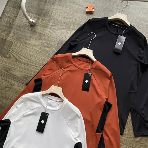 迪桑特秋冬新款透气保暖男士薄款圆领长袖针织衫 商品图4