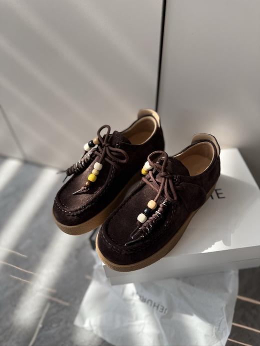 JEHURFIE/纪华菲丑萌慵懒牛皮厚底袋鼠勃肯鞋AB25376 商品图4