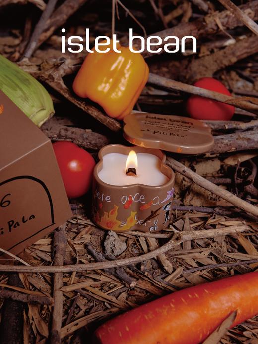 isletbean豆岛 噼里啪啦温暖记忆木质香 童趣手绘香薰蜡烛礼盒 商品图3