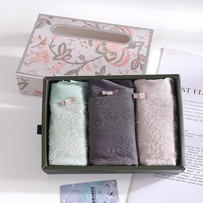 美奈川 精致提花蕾丝收腹内裤DK07345B