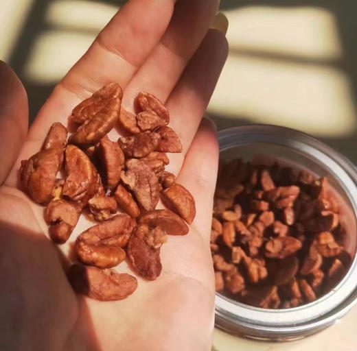 阿昊食品 临安野生山核桃仁 酥脆鲜果 鲜香美味 50g/罐 商品图3