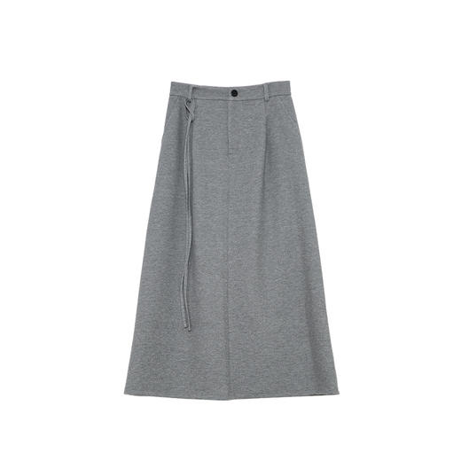 VIMAGE纬漫纪A版配本布腰绳2025秋冬新款包容性强半裙V2406109 商品图5