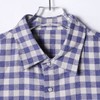2173SDSA男士秋冬新款痞帅男装潮牌撞色格纹格子翻领长袖衬衫休闲衬衣 商品缩略图2