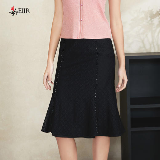 司歌修身蕾丝半裙C911210X 商品图0