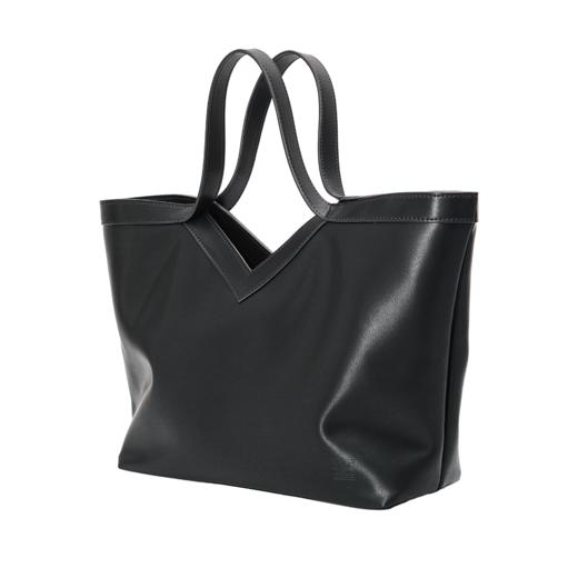 OVONZO偶梵 玉米纤维植物基素皮V口托特 包大容量电脑手提包 商品图1