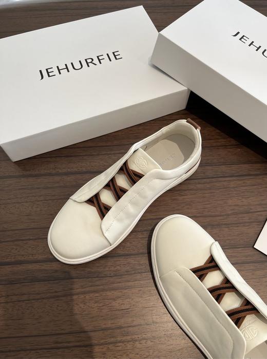 JEHURFIE/纪华菲明星同款～男士舒适一脚蹬撞色休闲鞋AB25303 商品图3