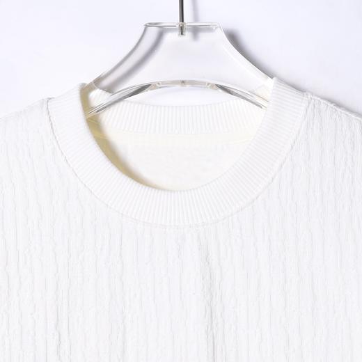 50961SDSA男士秋冬新款痞帅男装韩版纯色针织设计圆领卫衣休闲简约上衣 商品图2