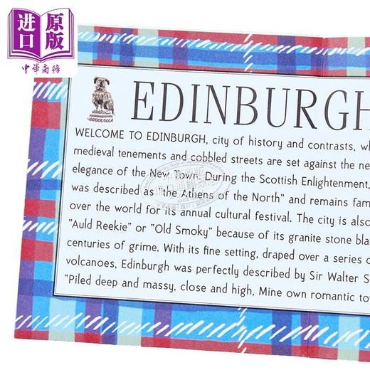 【中商原版】爱丁堡 Walker全景立体书系列 精美折叠插画 Edinburgh Panorama Pops 英文原版 Nina Cosford 商品图2