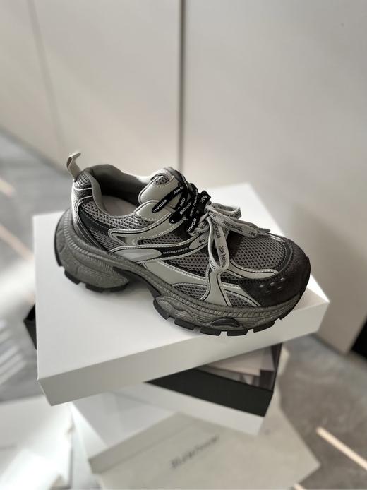 JEHURFIE/纪华菲双鞋带～复古拼色厚底增高老爹鞋AB25502 商品图2