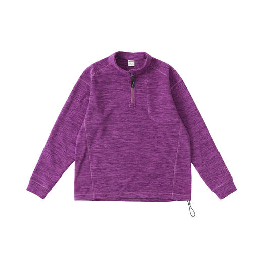 吃茶去chichaqu25中间层摇粒绒立领半拉链抓绒外套户外运动山系 商品图4