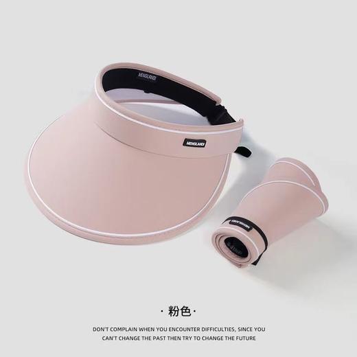 全脸防晒，显脸小【隔绝98%紫外线！双层冰丝！易收纳】防晒帽空顶女夏季骑车防紫外线uv遮阳帽百搭大檐折叠太阳帽。ha 商品图6