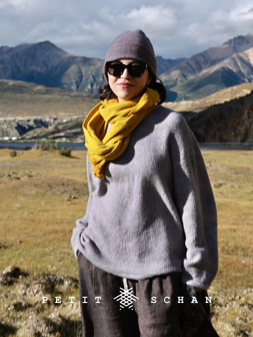 PETIT SCHAN小闪 #072 Natural charms are boundless 风月无边 羊绒小圈纱手工染色冷帽针织帽 商品图1