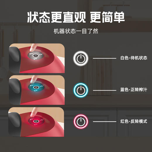 欧美爵士9229原汁机榨汁机 低速西芹榨汁机家用全自动果蔬慢磨机渣汁分离 商品图2