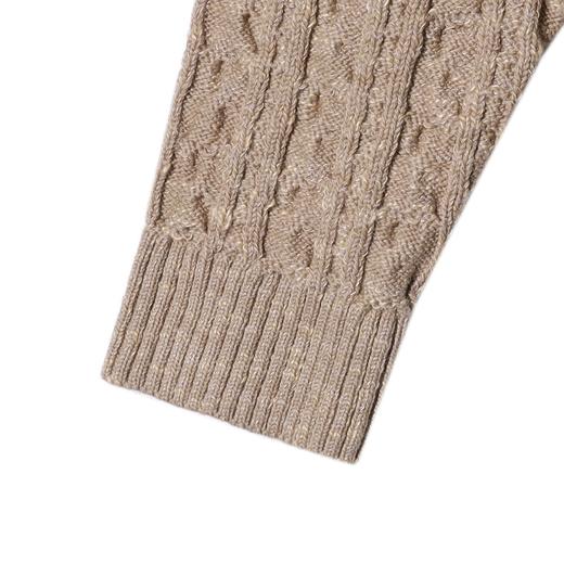 257134SDSA男士秋冬新款痞帅男装慵懒风气质条纹圆领毛衣百搭时尚针织衫 商品图4