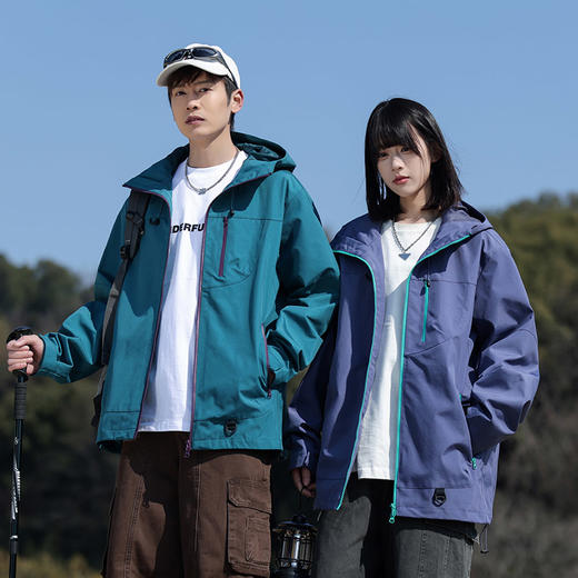 斯辰唯佳户外防风外套|防泼水/防刮/防风一件顶三件，多巴胺色系男女同款 商品图4