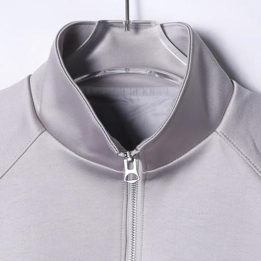 5036SDSA男士秋冬新款痞帅男装美式纯色立领拉链卫衣高街百搭宽松上衣 商品图2