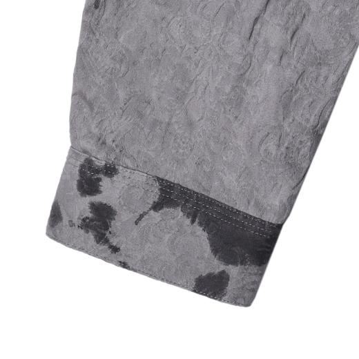 043137SDSA男士秋冬新款痞帅男装韩版提花扎染翻领长袖衬衫休闲宽松衬衣 商品图4