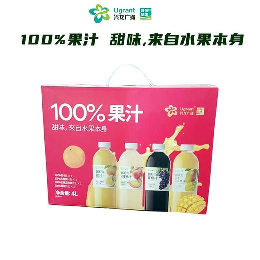 兴龙广缘100%果汁1L*4 商品图0