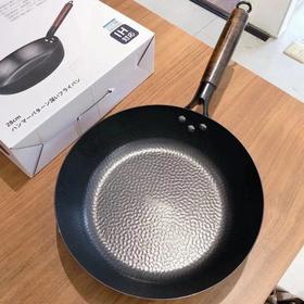 出口转内销，捡漏价39.9到手TETSU PLUS铁锅煎炒锅 精铁材质 捶打纹工艺 可拆卸榉木手柄 超高性价比 无论是燃气基地直邮灶电磁炉都能用