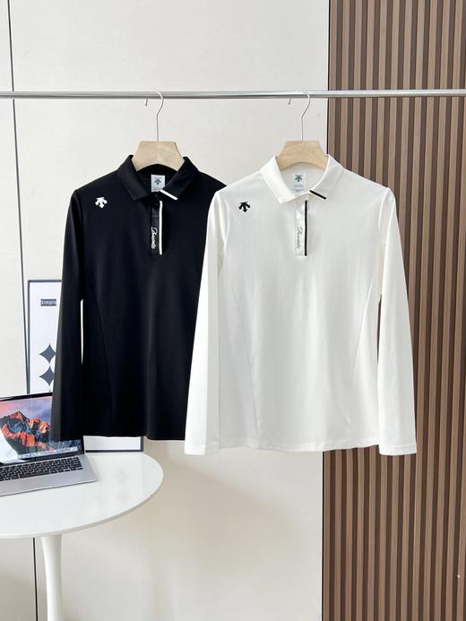 点此购买 迪桑特春秋季高尔夫女子长袖POLO衫 37 330911 商品图1