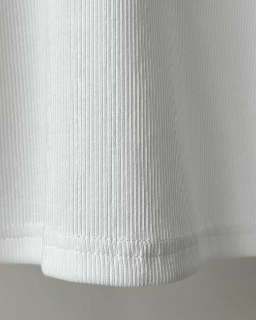 单品包邮现货 THS-限时 女士 RL马球 经典半开襟坑条罗纹长袖打底衫长袖T恤 2色 BH2626 商品图7