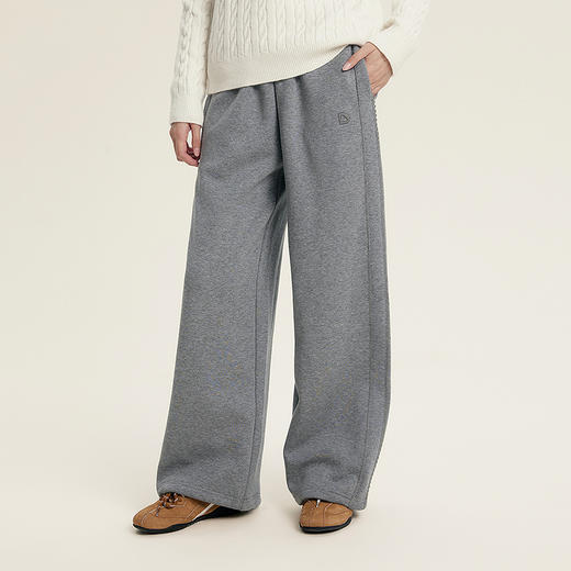 笛莎Deesha青少年女童裤子2025冬季女童抗菌发热直筒裤 商品图1