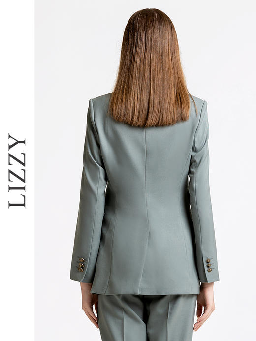LIZZY 早秋时尚帅气老钱风气质优雅百搭通勤西装外套7878 商品图4