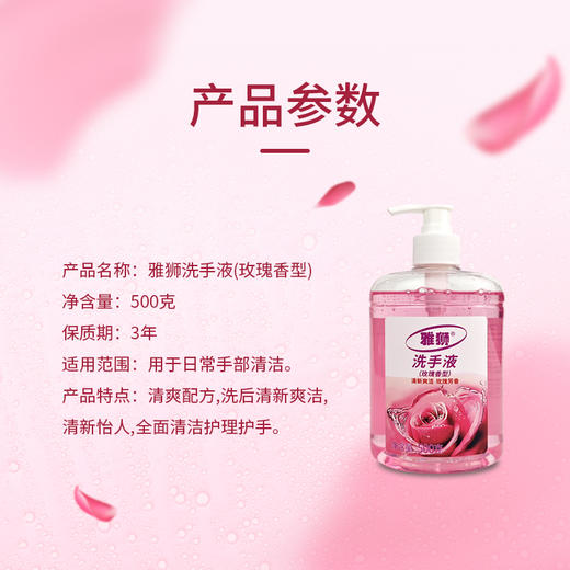 雅狮500毫升瓶装洗手液 商品图3