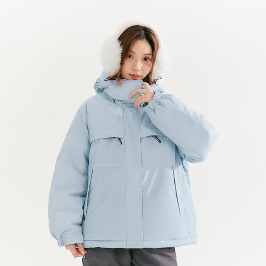 笛莎Deesha青少年女童羽绒服2025冬季女童工装户外羽绒服 商品图3