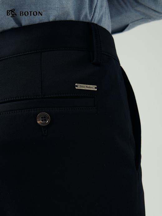 波顿男士秋冬 休闲裤 加绒直筒 合身保暖舒适长裤ME875523 商品图4