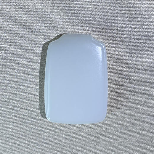 和田玉（白玉）俄料挂件--无事牌27*36mm 商品图1