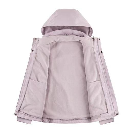 2025新款男女三合一全热封压胶户外摇粒绒可拆卸保暖加厚冲锋衣，⚡️军工级压胶·5000+暴雨级防护·双倍锁温摇粒绒BSZD1177 商品图8