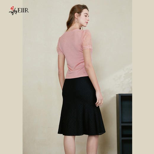 司歌修身蕾丝半裙C911210X 商品图3