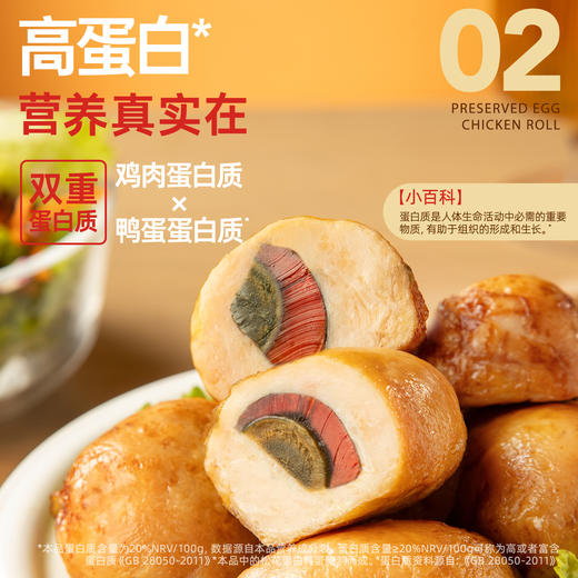 【退酮过渡】【生酮不可】享轻™松花鸡肉卷100g/袋 商品图1
