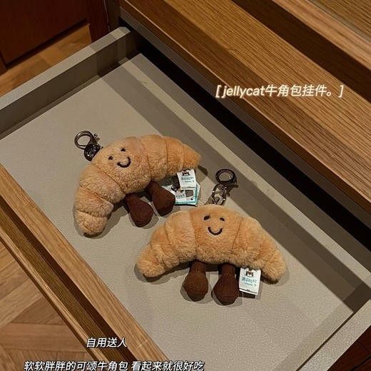 英国Jellyca* 牛角包玩偶挂件钥匙扣 商品图1