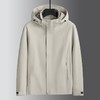 【DK】大依优型大码男装休闲夹克可脱卸帽秋季连帽外套潮流时尚休闲立领长袖外套加肥加大码 商品缩略图1