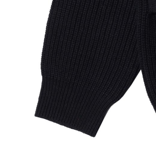 SDSA秋冬新款痞帅男装韩版简约撞色纽扣V领针织衫百搭开衫毛衣 商品图3