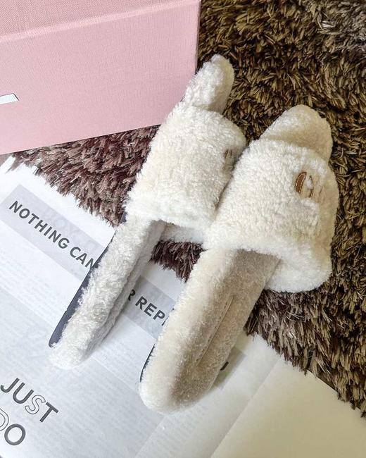 现货 THS-无 缪家 女士 秋冬羊羔毛软糯毛毛拖鞋 4色 BZ1264 商品图11