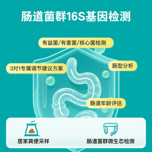 肠道菌群16S基因粪便居家检测微生态调节免疫代谢改善 商品图1